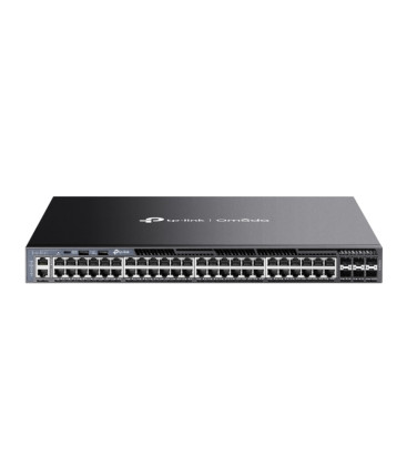 TP-Link SG6654XHP Omada 48-Port Gigabit Stackable L3 Managed PoE+ Switch with 6 10G SFP+ Slots