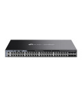 TP-Link SG6654XHP Omada 48-Port Gigabit Stackable L3 Managed PoE+ Switch with 6 10G SFP+ Slots