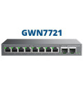 Grandstream GWN7721 10 Port Layer 2 Lite Managed Network Switch with 8 x 2.5G Ports & 2 SFP+ Ports