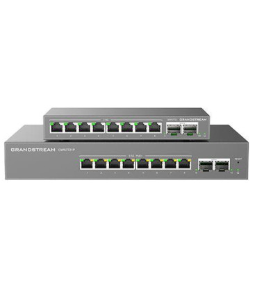 Grandstream GWN7721 8 Port 2.5G Layer 2 Lite Managed Network Switch with 2 SFP+ Ports