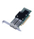 Synology Broadcom® P2100G Dual-Port 100 Gb/s QSFP56 Ethernet PCI Express 4.0 x16 Network Interface Card