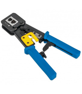 TECHly PROFESSIONAL Pinza di Crimpatura per Plug Modulari Passanti