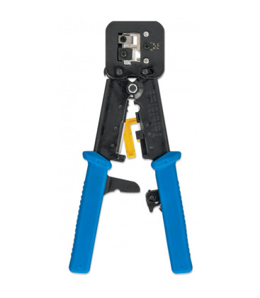 TECHly PROFESSIONAL Pinza di Crimpatura per Plug Modulari Passanti