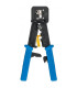 TECHly PROFESSIONAL Pinza di Crimpatura per Plug Modulari Passanti