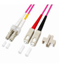 TECHly PROFESSIONAL Cavo Fibra Ottica Multimodale OM4 SC/LC 50/125