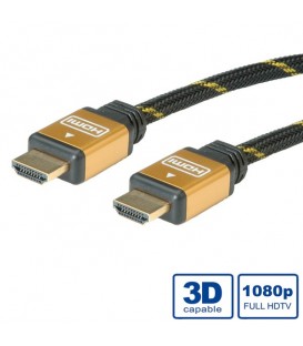 Roline Gold HDMI High Speed Cable with Ethernet M-M 1 mt.