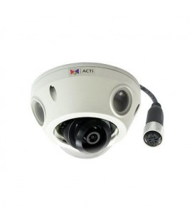 ACTi E933M 2MP Outdoor Mini Dome Camera Video Analytics D/N IR Extreme WDR SLLS M12 Connector Fixed Lens