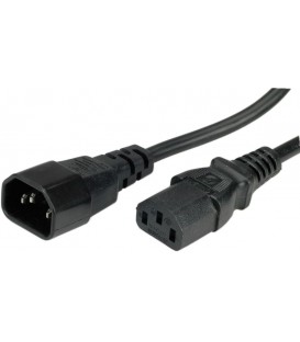 Value  Monitor Power Cable 250V AC/10A IEC 320-C14 Plug to IEC 320-C13 Plug 1.8 mt.