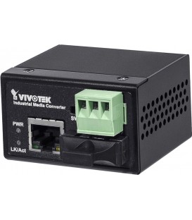 Vivotek AW-IHS-0200 Industrial  1xFE + 1xFE SC Multi-Mode 2KM Media Converter