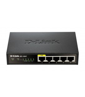 D-Link DES-1005P 5-Port Fast Ethernet PoE Unmanaged Desktop Switch