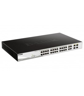 D-Link DGS-1210-28P 28-Port Gigabit PoE Smart Managed Switch with 4 SFP Combo Ports