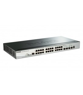 D-Link DGS-1510-28P 28-Port Gigabit Stackable PoE Smart Managed Switch with 2 10G SFP+ & 2 SFP Ports