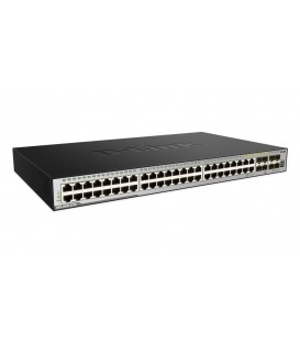 D-Link DGS-3630-52TC 52-Port Gigabit L3 Stackable Managed Switch with 4 Combo Ports & 4 10G SFP+ Ports