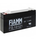 FIAMM FG10121 Batteria al Piombo VRLA  6V 1.2Ah (Faston 187 - 4,8mm)
