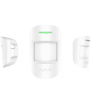Ajax CombiProtect Wireless Motion & Glass Break Detector with Pet Immunity - White
