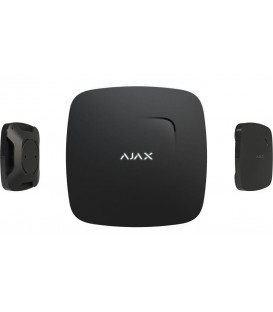 Ajax FireProtect Plus Wireless Smoke, Heat & Carbon Monoxide Detector with Sound Alarm - Black