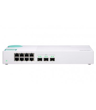 QNAP QSW-308S 8 Port Gigabit & 3 Port 10GbE SFP+ Unmanaged Switch