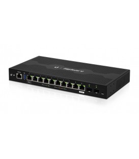 UBIQUITI EdgeRouter™ 12 10-Port Gigabit Router with PoE Passthrough & 2 SFP Ports -  ER-12