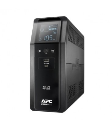 APC Back-UPS Pro 1200VA 720W Sinewave AVR 8 Outlets LCD BR1200SI