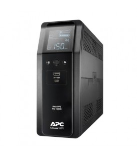 APC Back-UPS Pro 1600VA 960W Sinewave AVR 8 Outlets LCD BR1600SI