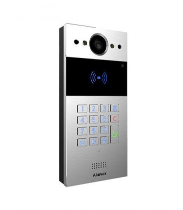 Akuvox R20K Compact SIP Video Doorphone with Keypad, Card Reader & On-Wall Mounting Kit