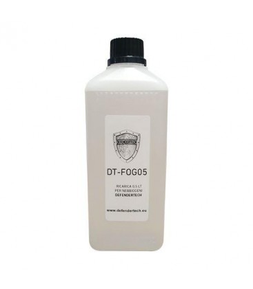 DEFENDERTECH DT-FOG05 Ricarica Liqido per Nebbiogeni - 0.5 LT