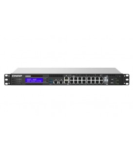 QNAP QGD-1602P-C3558-8G Guardian Smart Edge PoE Switch with NAS, NVR  & Router Functions
