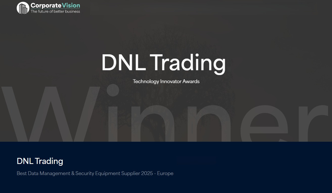 Best Data Management & Security Equipment Supplier 2025 - Europe